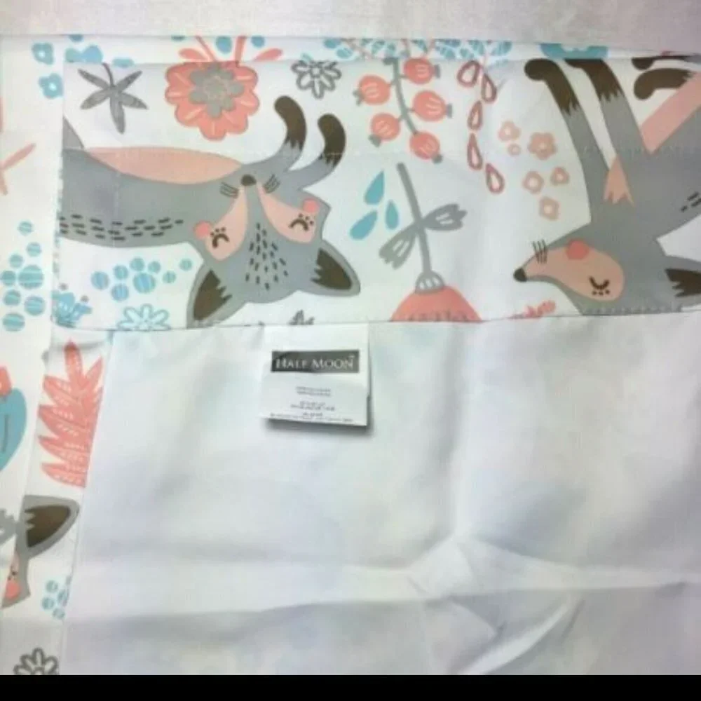 Lush Decor Half Moon Pixie Fox Window Valance